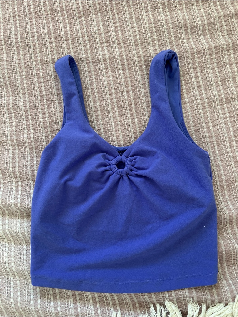 Peloton Women’s Knot-Front Tank Top - Purple